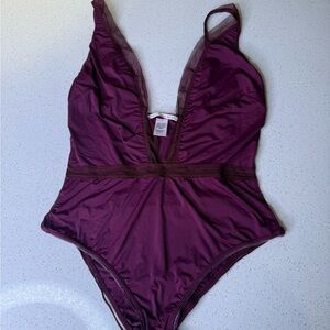 Victoria's Secret Rich Plum bodysuit